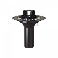 Воронка с обжимным металлическим фланцем с обогревом Ø110х450мм