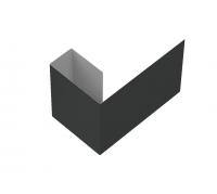 Финишный профиль фибросайдинга 0,5 Satin с пленкой RAL 7016 антрацитово-серый (3м)