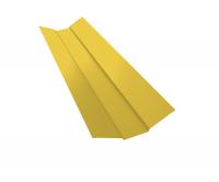 Планка ендовы верхней 95х80х95 0,45 PE с пленкой RAL 1018 цинково-желтый (2,5м)