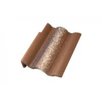 Боковая цементно-песчаная черепица Braas Адриа левая, коричневый