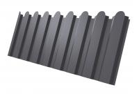 Профнастил С20А фигурный 0,45 PE RAL 7004 сигнальный серый