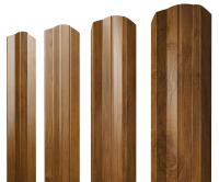 Штакетник М-образный А фигурный 0,45 Print-double Elite Golden Wood