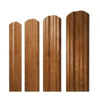 Штакетник Twin фигурный 0,45 Print-Double Premium Golden Wood Lite Fresh