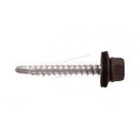 Саморез 4,8х35 RAL8017 (коричневый шоколад)