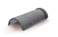 Конек полукруглый одинарный AeroDek Tradition /Firenze античный серый