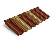 Лист Metrotile MetroClassic терракотово-желтый