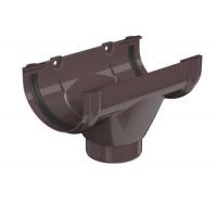 Воронка желоба ТЕХНОНИКОЛЬ Оптима ПВХ 120/80, темно-коричневый