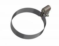 Металл ТН ПВХ ОПТИМА Хомут трубы металлический L=140, серый, шт.
