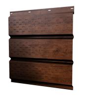 Софит металлический полная перфорация 0,45 Print Premium с пленкой Cherry Wood Fresh