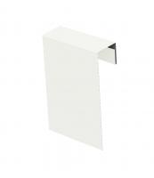 Соединительный профиль фибросайдинга 0,5 Satin с пленкой RAL 9003 сигнальный белый (2м)