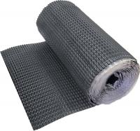 Лента для примыкания гофрированная алюминиевая Optima серая, 280 мм (5м)