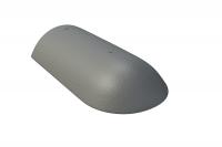 Начальная хребтовая черепица Braas Доппель-С графит