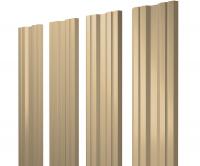 Штакетник Twin 0,4 PE RAL 1014 слоновая кость