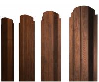 Штакетник П-образный В фигурный 0,45 Print Premium Golden Wood Fresh