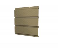 Софит металлический полная перфорация 0,45 PE с пленкой RAL 1014 слоновая кость