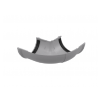 Угол желоба регулируемый ТЕХНОНИКОЛЬ ПВХ ПВХ, 90°-150°, серый