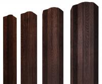 Штакетник М-образный B фигурный 0,45 Print Premium Cherry Wood Fresh TwinColor