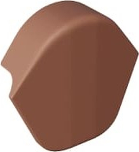 Торцевая черепица Braas коричневый