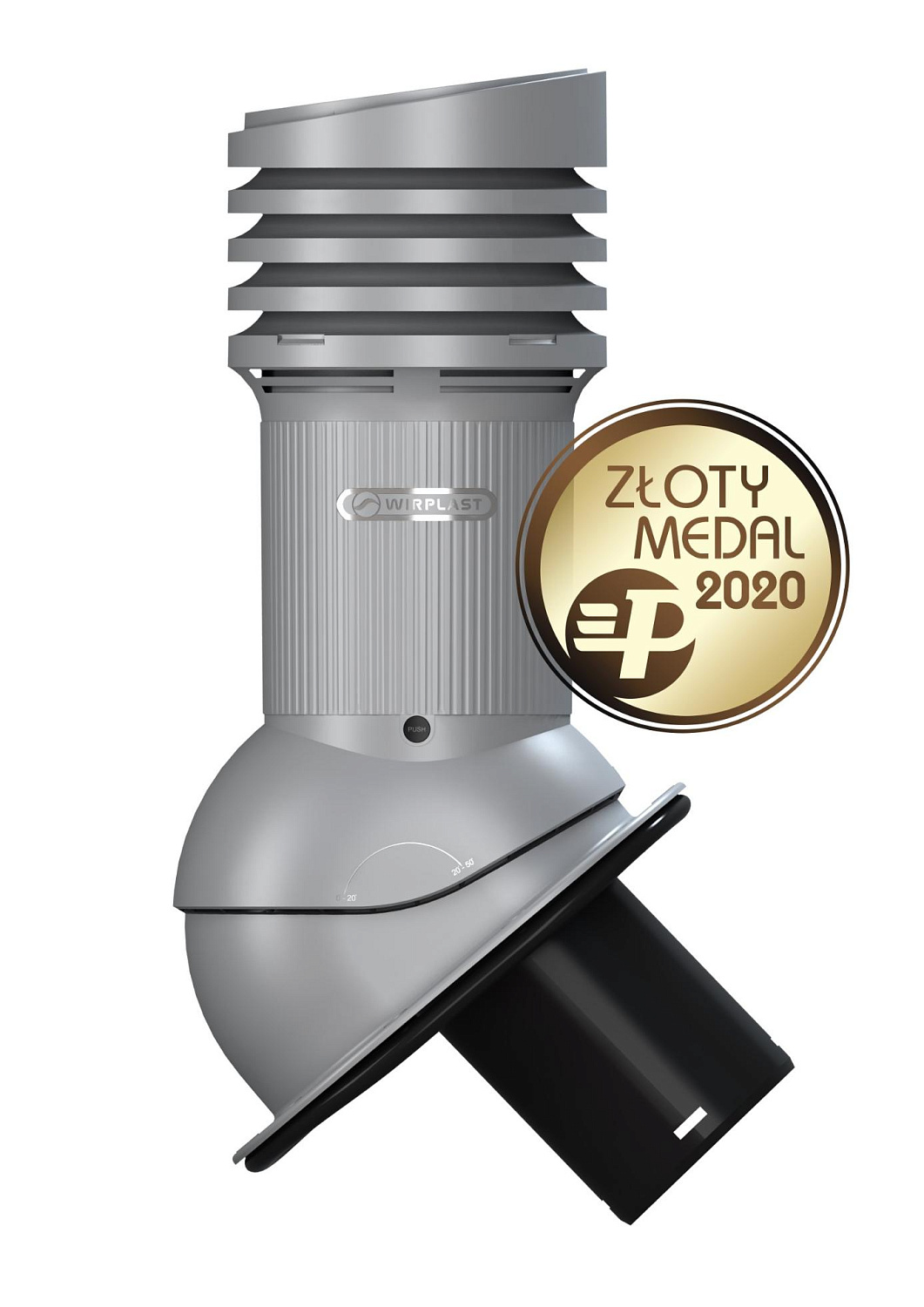 Вентиляционный выход Wirplast Wirovent Evo Normal E09 125 RAL 7046