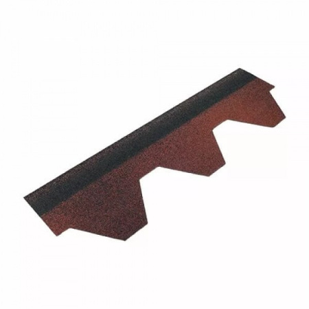 Коньково-карнизная черепица ТЕХНОНИКОЛЬ Красный оптима