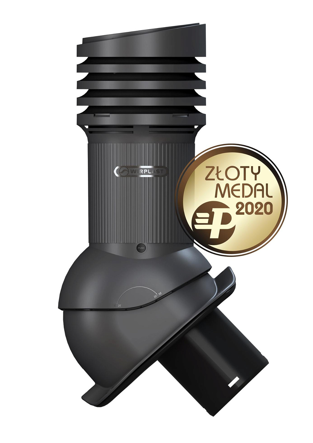 Вентиляционный выход Wirplast Wirovent Evo Perfekta E25 125 RAL 7021
