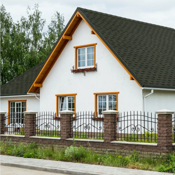 Гибкая черепица ТЕХНОНИКОЛЬ SHINGLAS Фазенда Зеленый