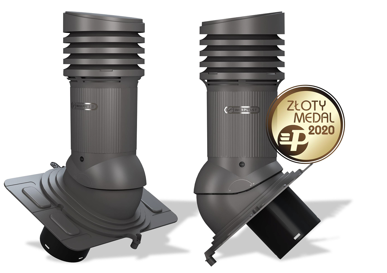 Вентиляционный выход Wirplast Wirovent Evo Uniwersal E21 150 RAL 7024