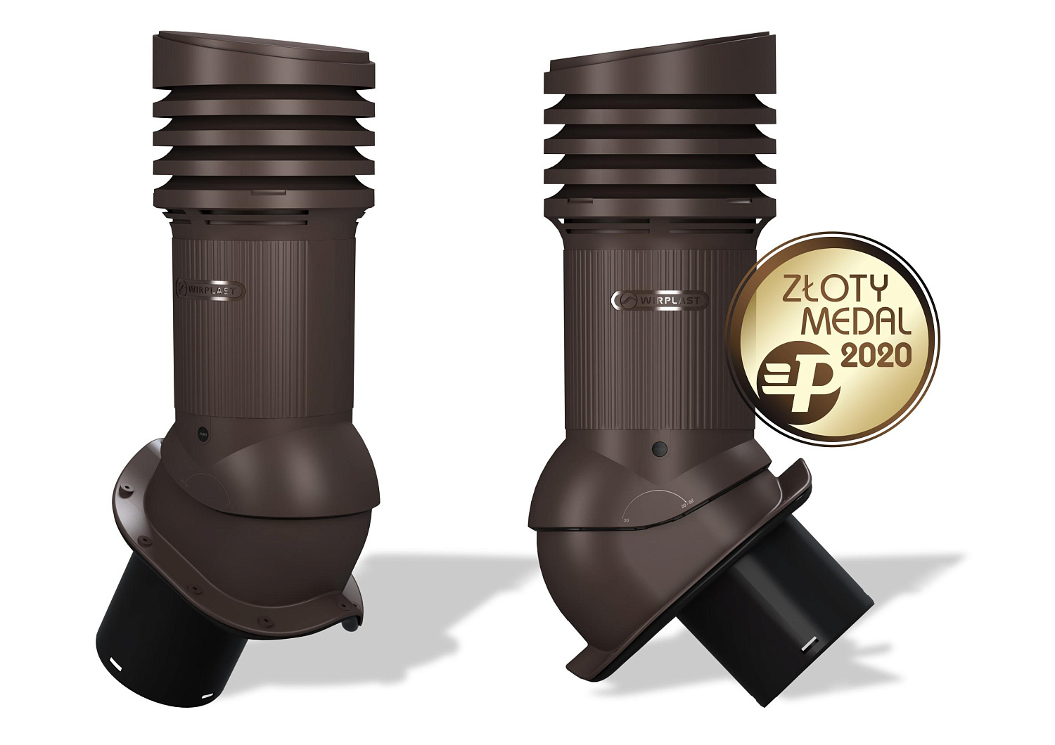 Вентиляционный выход Wirplast Wirovent Evo Perfekta E29 150 RAL 8019