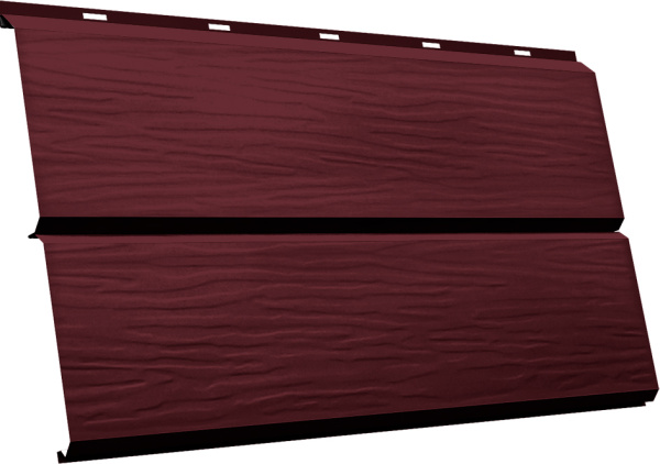ЭкоБрус 3D Grand Line 0,45 Drap с пленкой RAL 3005 красное вино