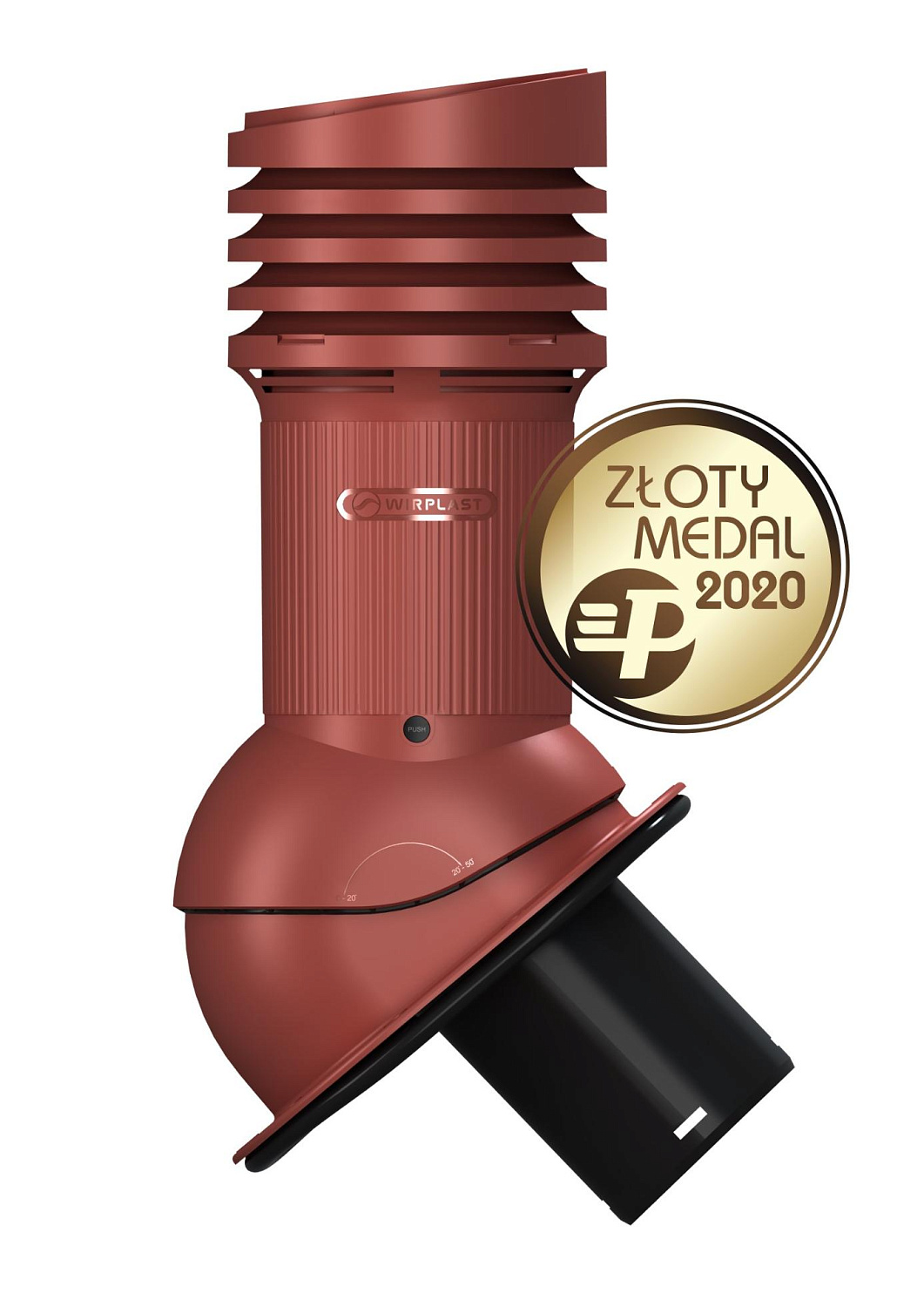 Вентиляционный выход Wirplast Wirovent Evo Normal E09 125 RAL 3009