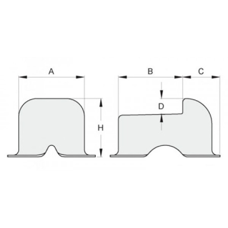 Упор малый центральный цементируемый