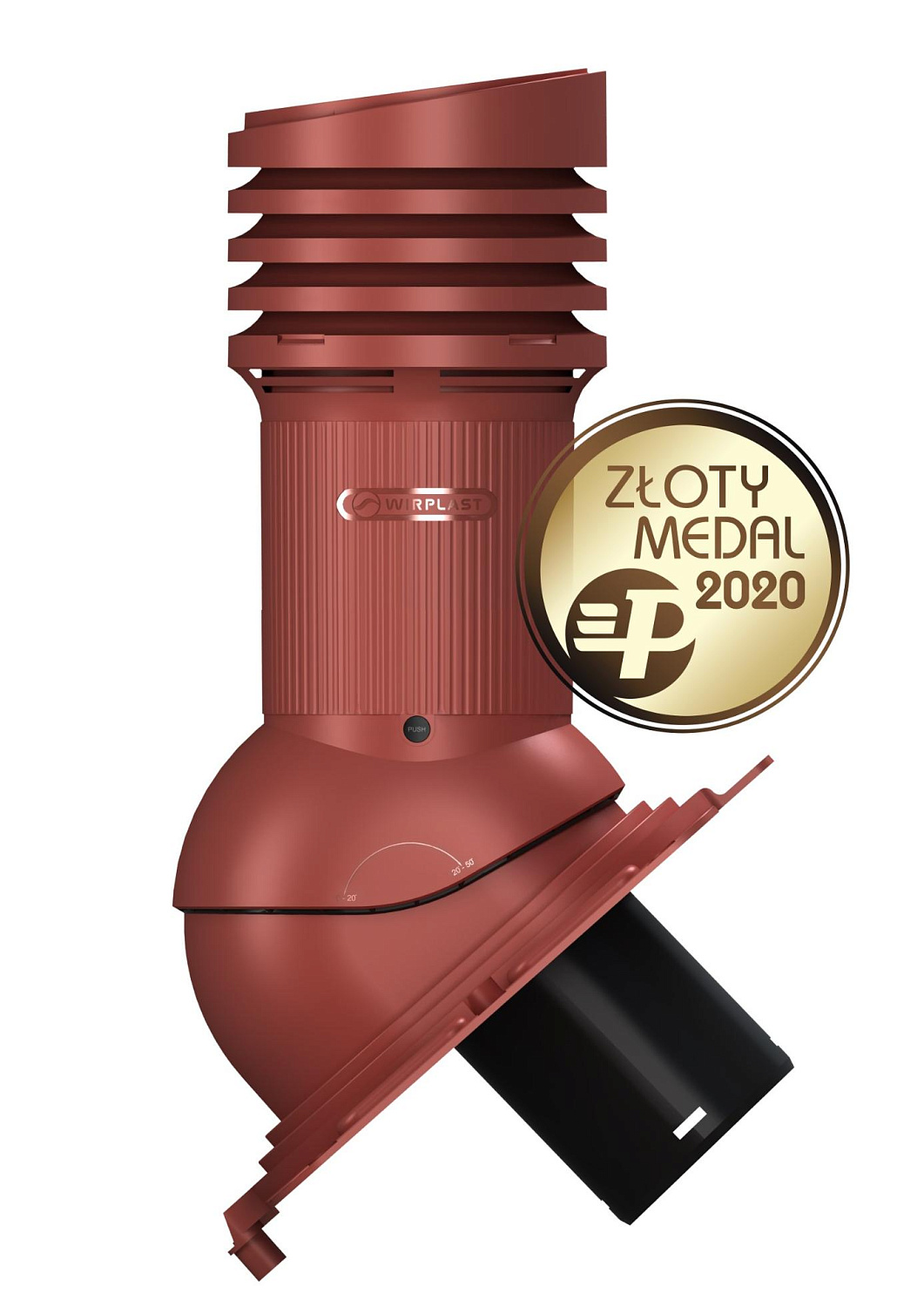 Вентиляционный выход Wirplast Wirovent Evo Uniwersal E18 125 RAL 3009