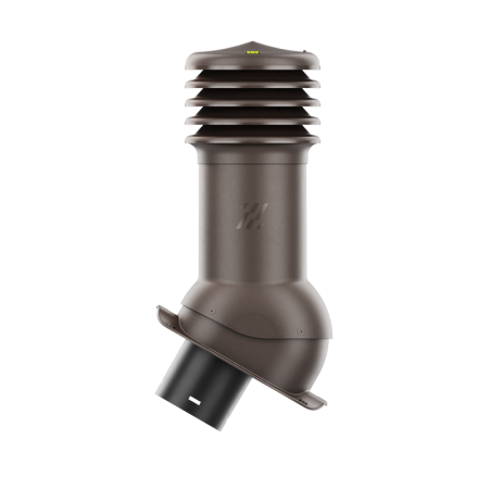 Вентвыход неутепленный HIVENT, МЧ, профиль F, 125 мм, 