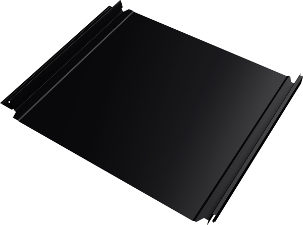 Кликфальц Double Pro Grand Line 0,5 Полидэкстер TwinColor с пленкой на замках RAL 9005 черный