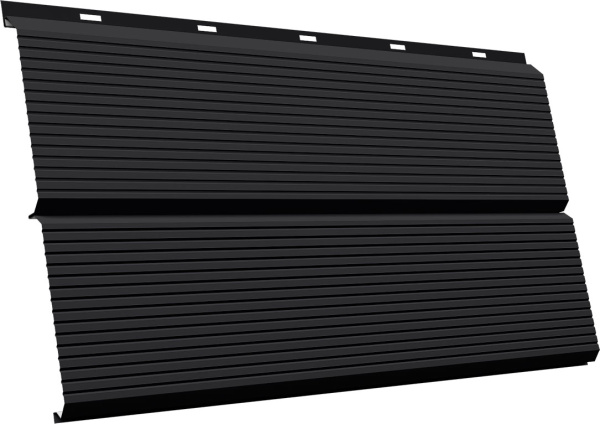 ЭкоБрус Гофр Grand Line 0,45 Drap ТР с пленкой RAL 9005 черный