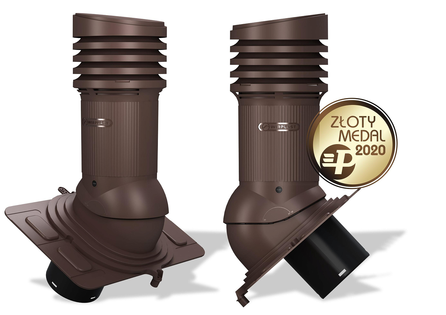 Вентиляционный выход Wirplast Wirovent Evo Uniwersal E22 150 RAL 8017