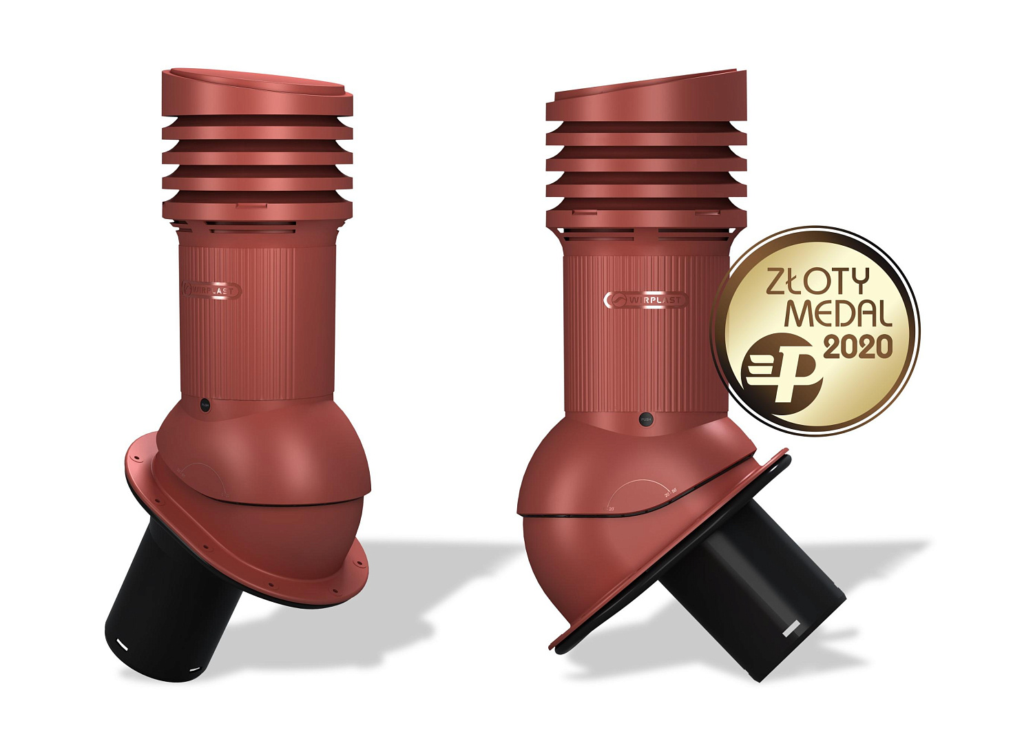 Вентиляционный выход Wirplast Wirovent Evo Normal E09 125 RAL 3009