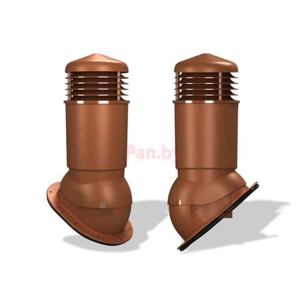 Вентиляционный выход Wirplast Wirovent Plus Normal K89 изолированный (утепленный) RAL 8004