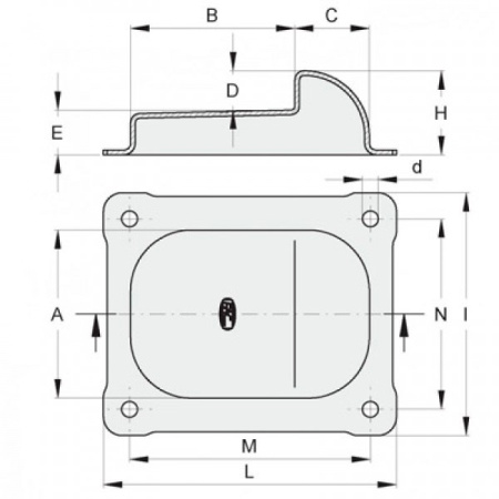 Упор малый центральный под анкер