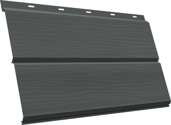 ЭкоБрус новый 3D Grand Line 0,45 ПЭ с пленкой RAL 7005 мышино-серый