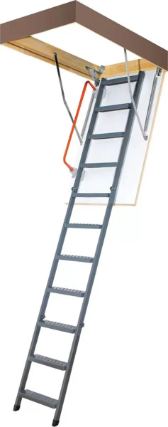 Лестница чердачная складная FAKRO LMK 60х140/305 (металлическая, повышенной прочности)