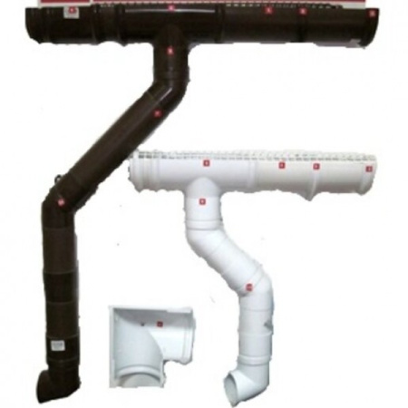 Муфта трубы ТЕХНОНИКОЛЬ ПВХ 125/82, серый