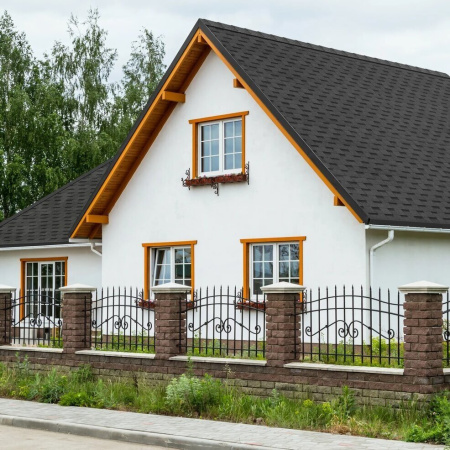 Гибкая черепица ТЕХНОНИКОЛЬ SHINGLAS Фазенда Серый