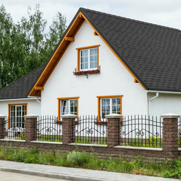 Гибкая черепица ТЕХНОНИКОЛЬ SHINGLAS Фазенда Серый