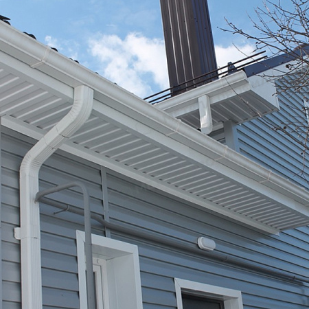 Угол желоба внутренний 120х86 (ПЛ-02-9010-0.5)