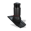 Вентиляционный выход Wirplast Wirovent Plus Tile K98 изолированный (утепленный) RAL 9005