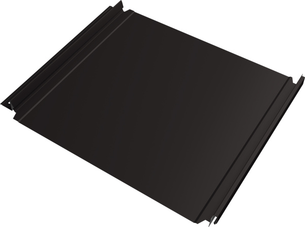 Кликфальц Double Pro Grand Line 0,5 GreenCoat Pural БТ матовый RR 32 темно-коричневый (RAL 8019 серо-коричневый)