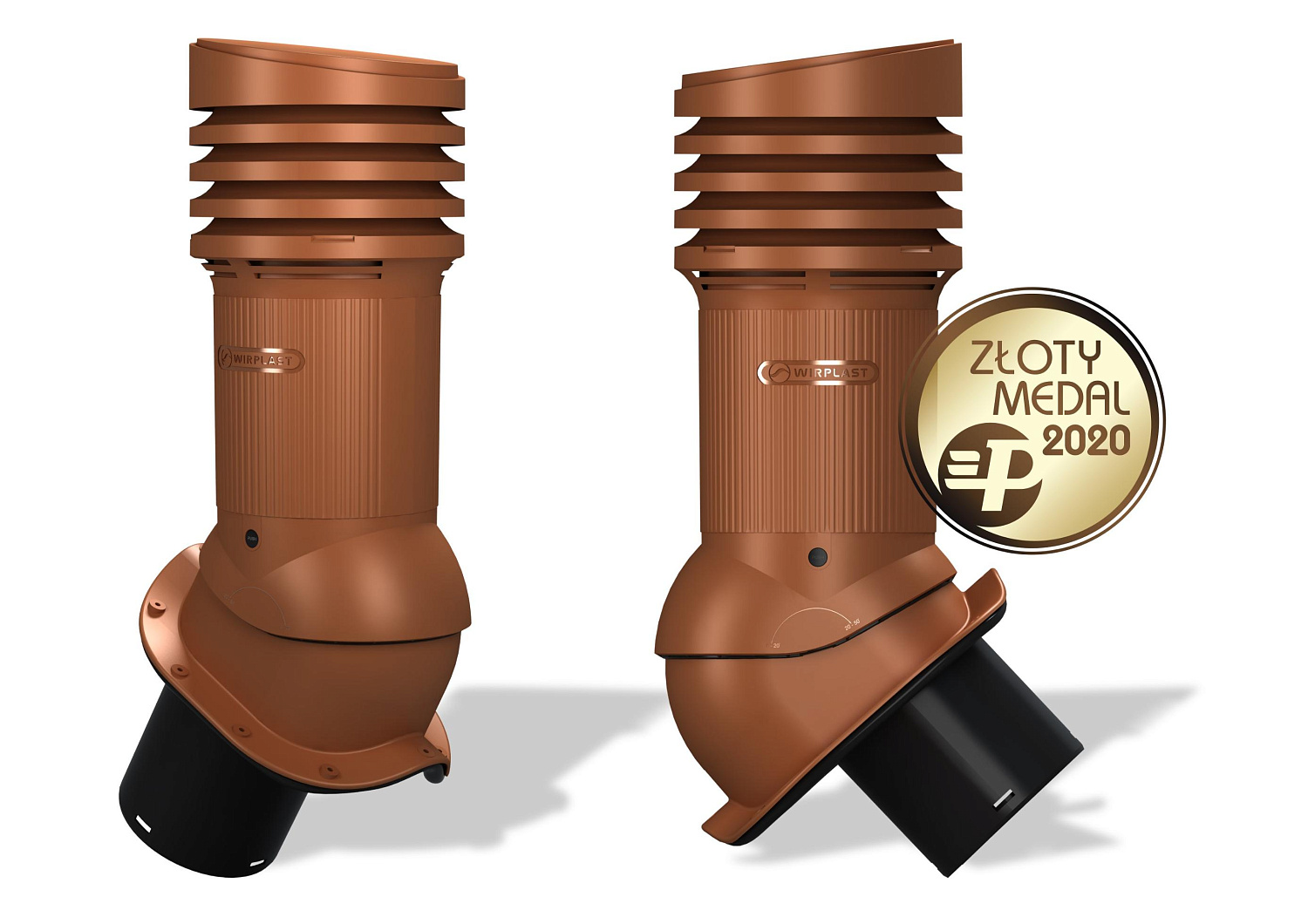 Вентиляционный выход Wirplast Wirovent Evo Perfekta E30 150 RAL 8004