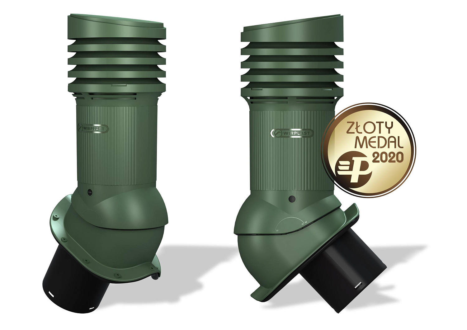 Вентиляционный выход Wirplast Wirovent Evo Perfekta E29 150 RAL 6020