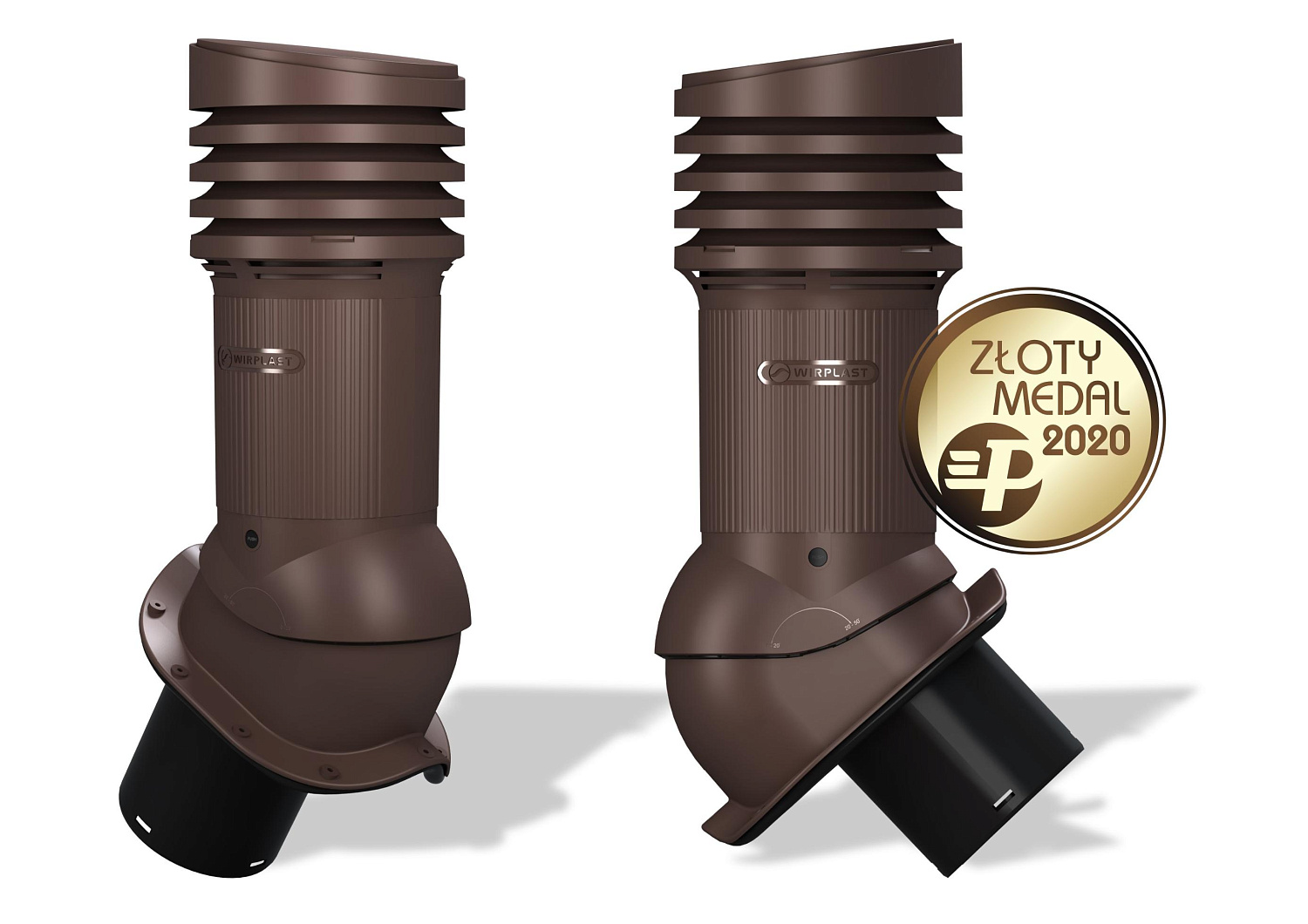 Вентиляционный выход Wirplast Wirovent Evo Perfekta E29 150 RAL 8017